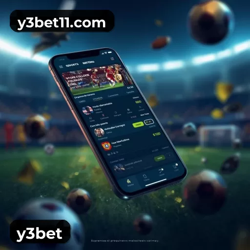APP y3bet para iOS e Android com 187 mil downloads